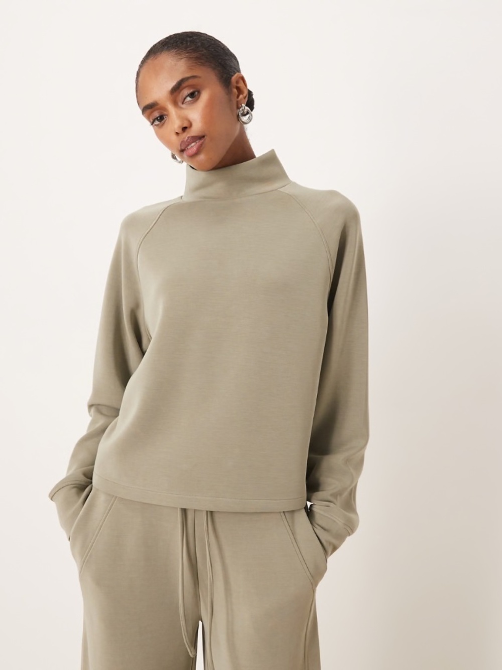 Mango Sweat Suit - Khaki